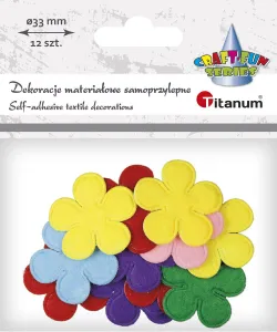 Titanum Craft-Fun Series látkový ornament Květiny (MTCR-BY376)