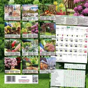 Vícepanelový nástěnný kalendář Avanti 300 mm x 600 mm (5901769620407)