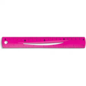 Plastové pravítko Tetis ohebné 20 cm (BL020-RB)