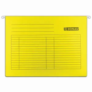Závěsný pořadač Donau A4 - žlutý 230g (7410905-11)