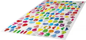 Titanum Craft-Fun Series vypouklé samolepky s čísly, značky (JN-D20)