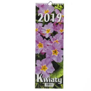 Pruhovaný nástěnný kalendář Beskidy 140 mm x 420 mm