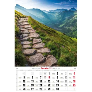 Nástěnný kalendář Avanti s pruhy 285 mm x 420 mm (5901769620827)