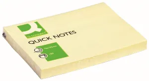 Q-Connect samolepicí bankovky jasně žluté 100k 102mm x 76mm (KF01410)