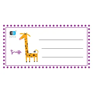 Nálepka (samolepka) Interdruk B&B KIDS (NAKZESB&B)