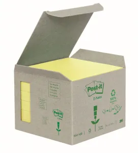3M samolepicí bankovky žluté 100k 76mm x 76mm (R330)