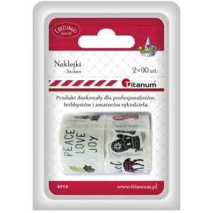 Vánoční samolepky Titanum Craft-Fun Series na pásku 2x 90 samolepky (4713)