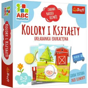 Vzdělávací hra Trefl ABC barev a tvarů pro nejmenší (01939)