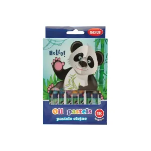 Olejové pastely Rexus 18 barev (603550)