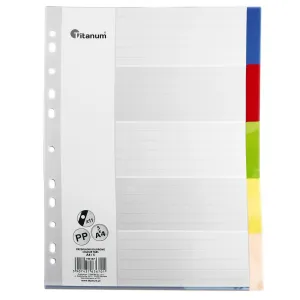 PP Titanum A4 5barevné pořadače (IK5)