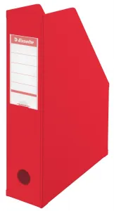 Vertikální box na dokumenty Esselte A4 - červený 72 mm x 318 mm x 242 mm (56003)