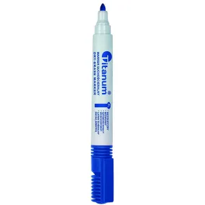 Popisovač Titanum pro suché stírání, modrý, kulatý hrot 3,0 mm (BY1026-02)