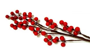 Dekorace Arpex větev s bobulemi (VB4131)