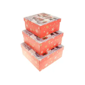 Dárková krabička Adar, sada 3 kusů 200 mm x 200 mm (543263)