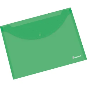 Složka na obálky PP Titanum A4 se zeleným pruhem (TK4TGR)