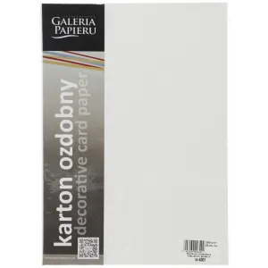 Dekorační papír (vizitkový) Galeria Papieru pacific white A4 - bílý 200g (204001)