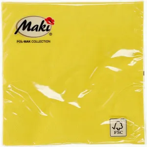 Ubrousky Pol-mak - citron 330 mm x 330 mm (18)