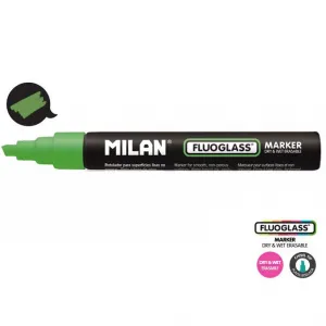Milan specializovaný popisovač pro fluorescenční sklo, zelený 2,0-4,0 mm zkrácený hrot (591296012)