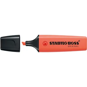 Zvýrazňovač Stabilo BOSS, červený 2,0-5,0 mm (70/140)