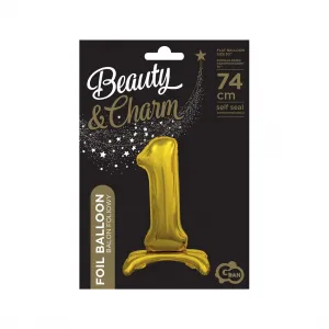 Godan Beauty&Charm gumový balónek zlatý (BC-ASZ1)