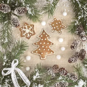 Vánoční ubrousky Pol-mak - mix 330 mm x 330 mm (SL GW)