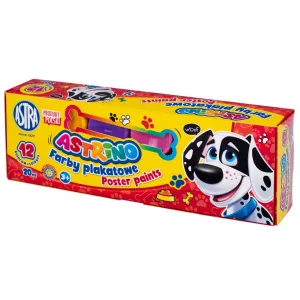 Barva plakátových barev Astrino: mix 20 ml 12 barev. (301221004)