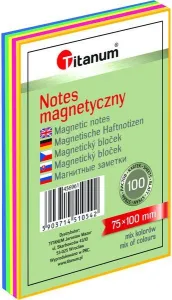 ELEKTROSTATICKÝ ZÁPISNÍK 75 X 100 MM 100 LISTŮ MIX BAREV