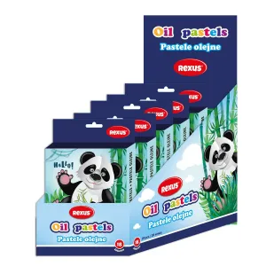 Olejové pastely Rexus 18 barev (603550)