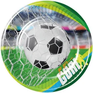 Jednorázový talíř Arpex GOL! 18cm, 10ks průměr 180mm 8 ks (DC3759)