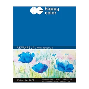 Akvarelový blok Happy Color pro mladé umělce A4 250g 10k (HA 3725 2030-A10)