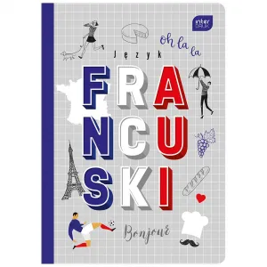 Interdruk Zápisník s francouzským motivem A5 60k. krata (ZE60FRA)