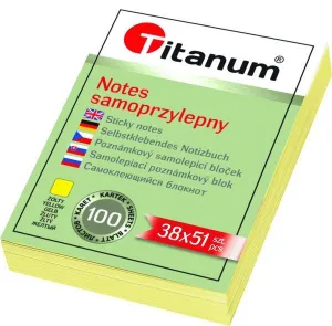 Titanové samolepicí bankovky žluté 100k 38mm x 51mm (S-2005)