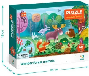 Tm Toys lesní zvířátka puzzle 60 el. (DOP300375)