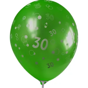 Amscan gumový balónek 6 ks 30 (996544)
