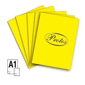 Protos A1 žlutá 160-180g 20k 610mm x 860mm
