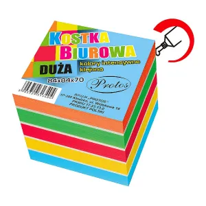 Protos papírová kostka - mix 83 mm x 83 mm x 80 mm