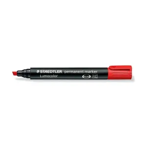Permanentní popisovač Staedtler, červený 2-5mm zkrácený hrot