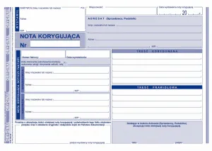 Ofsetový tisk Michalczyk i Prokop Korekční poznámka DPH čistá plná A5 A5 80k. (108-3)