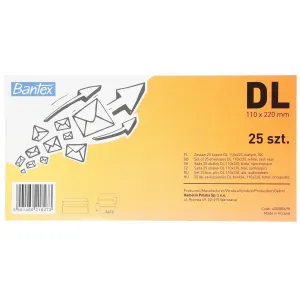 Obálka Bantex SK DL - bílá (400085698)