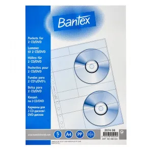 Kapsa na CD/DVD Bantex 2 kapsy (100080933)