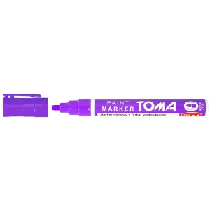 Olejový popisovač Toma, růžový 2,5mm kulatý hrot (to-40)