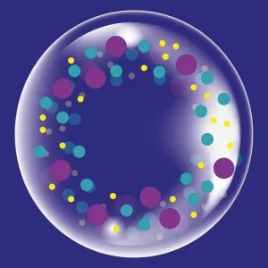 Tuban dots 2 fóliové balónky (TB3624)