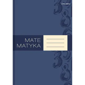 Sešit TOP-2000 s matematickou tematikou A5 80k. 70g kontrola 150 mm x 210 mm (400160621)