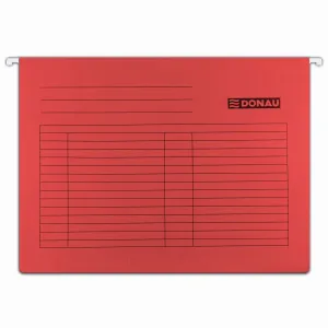 Závěsný pořadač Donau A4 - červený 230g (7410905PL-04)