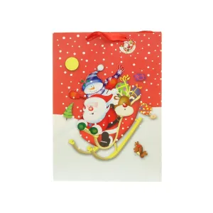 Dárková taška Adar s vánočním motivem 410 mm x 300 mm x 120 mm (543355)