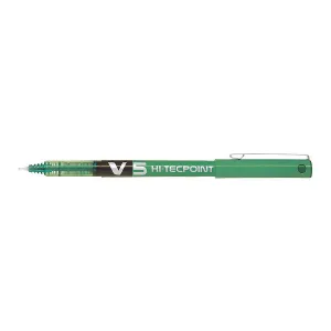 Pero Pilot Hi-Tecpoint V5 se zeleným inkoustem