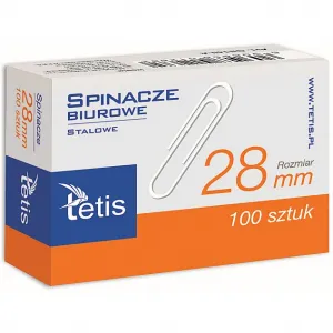 Tetis kulatý klip 28 mm 100 ks (GS140-B)