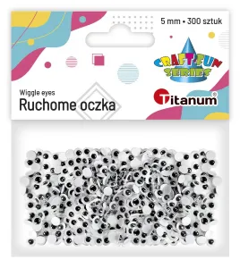 Očka Titanum Craft-Fun Series 5mm 300 ks (O001)