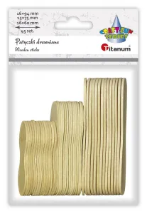 Dřevěná ozdoba Titanum Craft-Fun Series Přírodní tyčinky