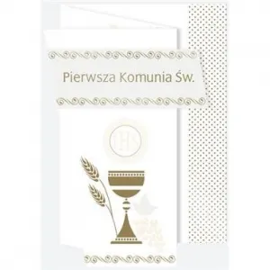 Pol-mak Skládací karta pro svaté přijímání B6